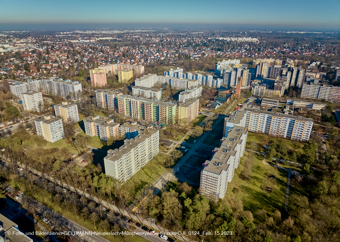 15.02.2023 - Sanierung an der Kurt-Eisner-Straße in Neuperlach